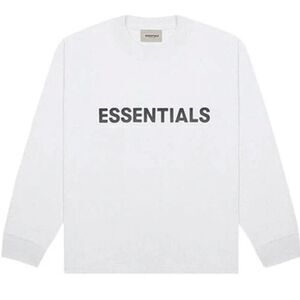 Fear of God ESSENTIALS: Classic Fit Long Sleeve Tee Sz L
